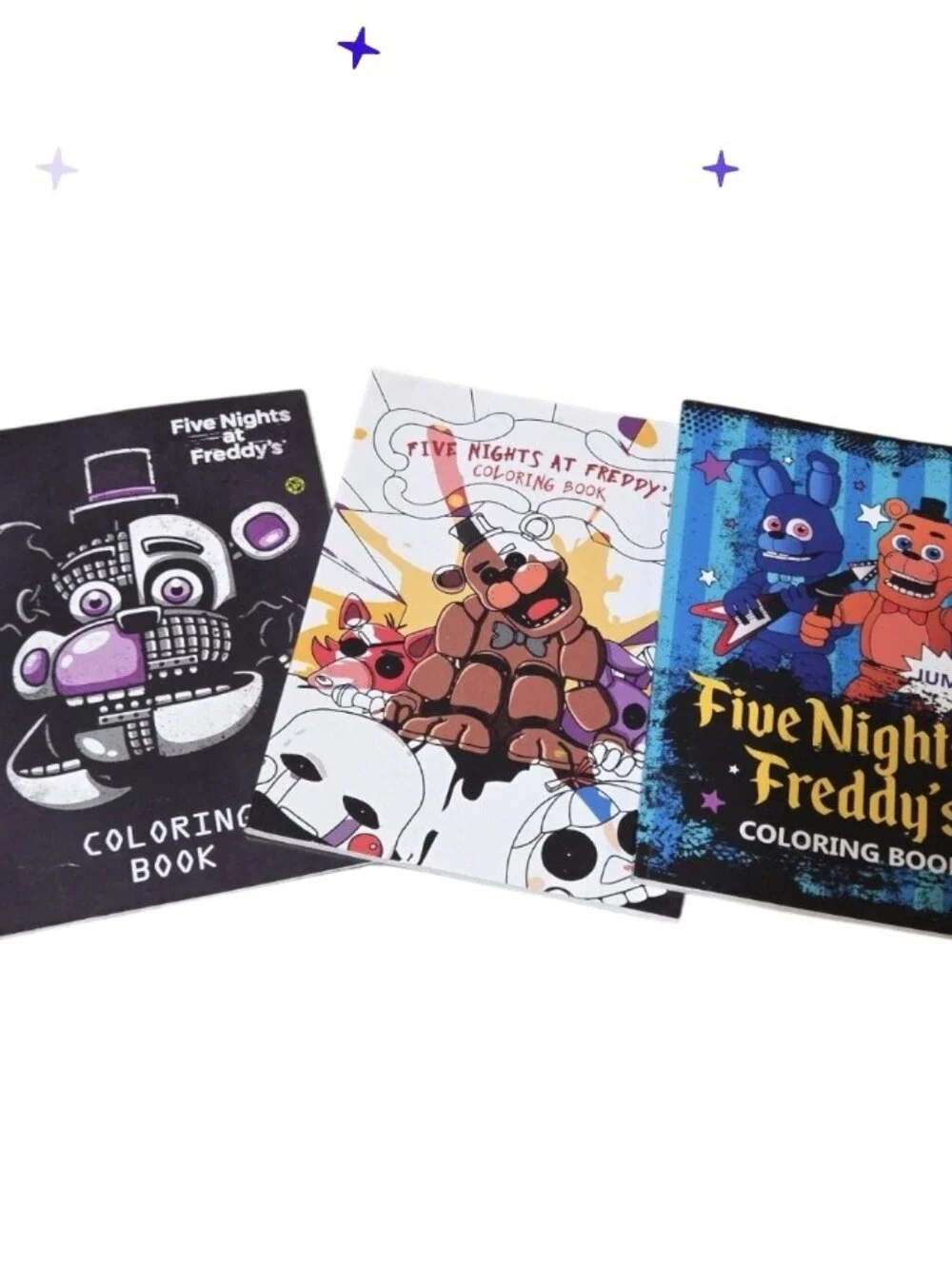 Fnaf Coloring Book Set -five Nights At Freddys